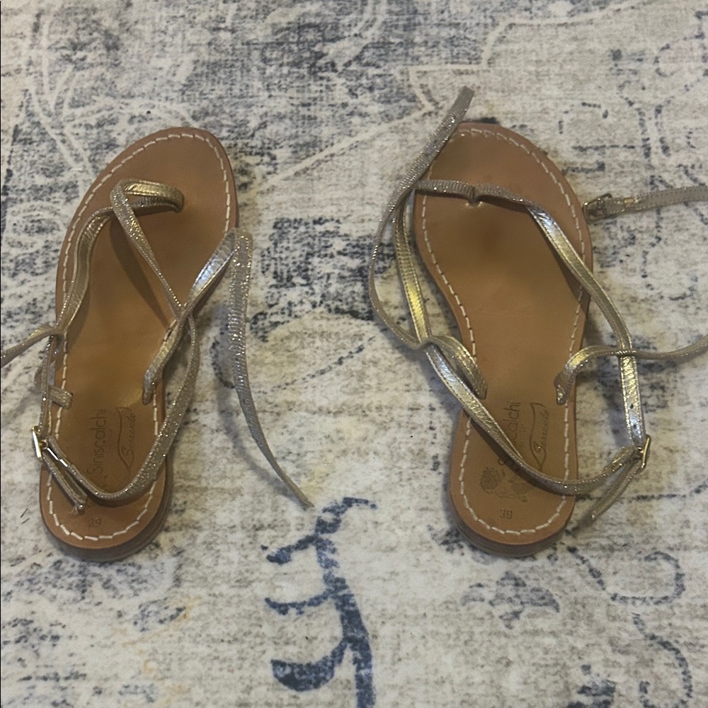 Stylish Silver Strappy Sandals